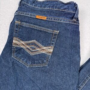 Wrangler FR Jeans Women 13x32 Flame Resistant Dark Wash Denim Workwear 2112 CAT2